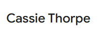 Cassie Thorpe